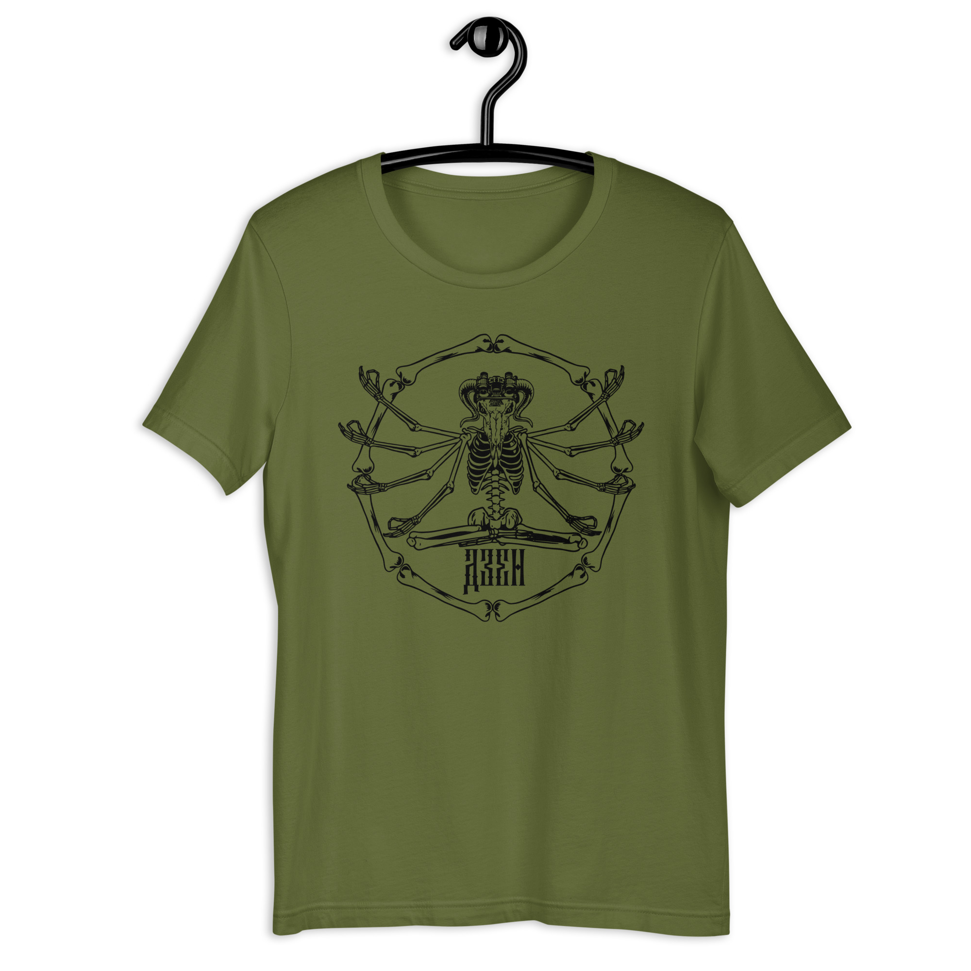 T-shirt with a military print Anti Terror